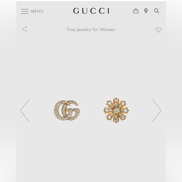 Gucci Flora 18k earrings with diamonds - Picture 2 of 12